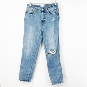 Pistola Presley High Rise Relaxed Roller Jeans Distressed